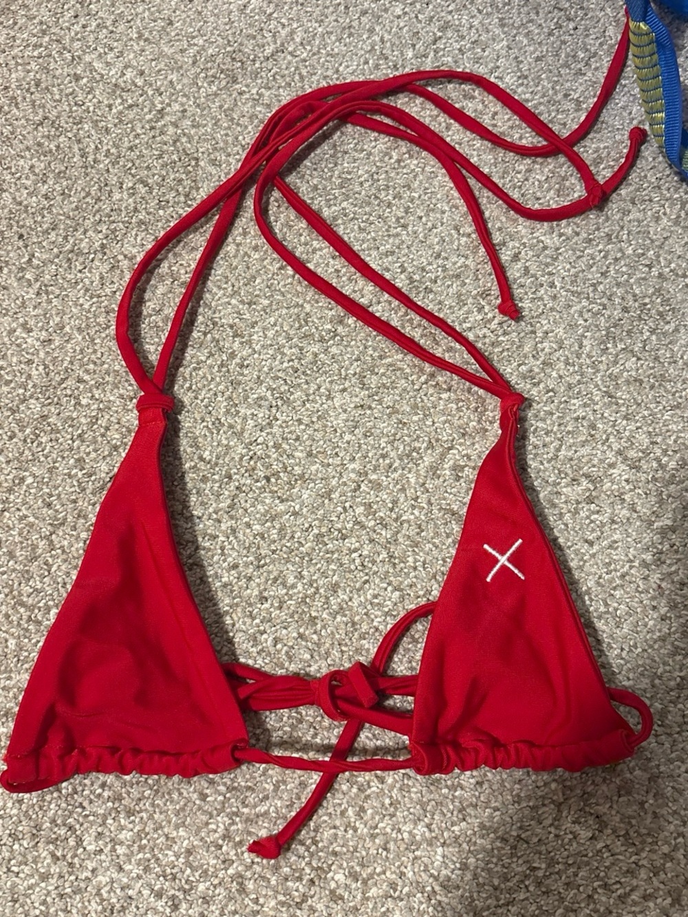 Boutinela red bikini top
